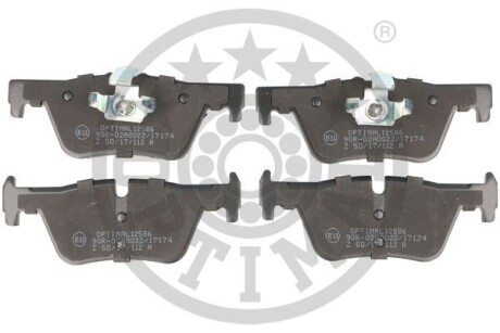 Фото гальмівні колодки дискові Optimal BP-12586 Гальмівні колодки дискові Optimal BP-12586