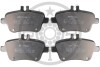 Фото 1 - гальмівні колодки дискові Optimal BP-12606 Гальмівні колодки дискові Optimal BP-12606 (фото 1)