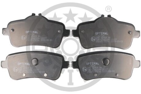 Фото гальмівні колодки дискові Optimal BP-12626 Гальмівні колодки дискові Optimal BP-12626