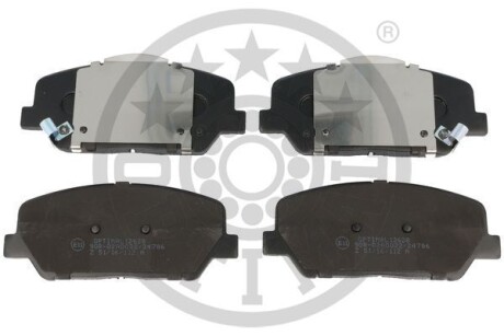 Фото гальмівні колодки дискові Optimal BP-12628 Гальмівні колодки дискові Optimal BP-12628