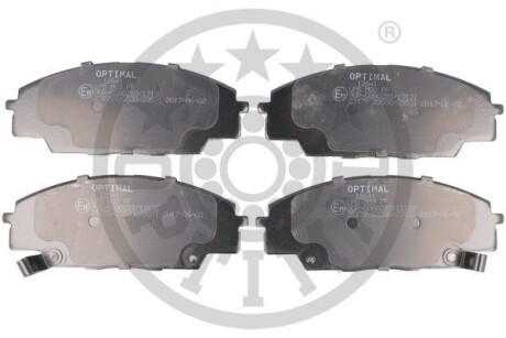 Фото гальмівні колодки дискові Optimal BP-12641 Гальмівні колодки дискові Optimal BP-12641