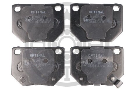 Фото гальмівні колодки дискові Optimal BP-12647 Гальмівні колодки дискові Optimal BP-12647