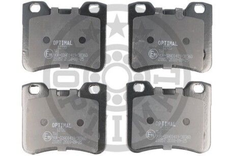 Фото гальмівні колодки дискові Optimal BP-12720 Гальмівні колодки дискові Optimal BP-12720