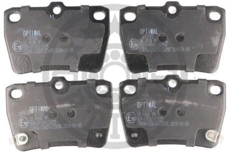 Фото гальмівні колодки дискові Optimal BP-83902 Гальмівні колодки дискові Optimal BP-83902