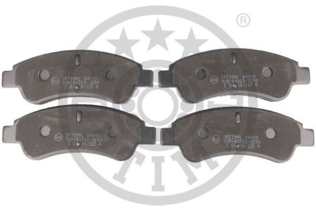 Фото гальмівні колодки дискові Optimal BP-84010 Гальмівні колодки дискові Optimal BP-84010