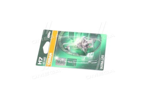 Автолампа Ultra Life H7 PX26d 55 W прозрачная OSRAM 64210ULT01B