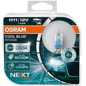 Лампа фарна H11 12V 55W PGJ19-2 COOL BLUE INTENSE Next Gen компл. OSRAM 64211CBN-HCB