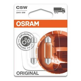 ЛАМПА C10W 12V 10W SV8.5-8 BLI STANDARD - знято з виробництва OSRAM 6423-02b