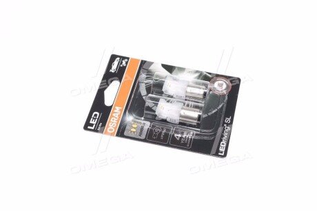 Лампа світлодіодна P21W LED 12V 1,3W BA15S LEDriving SL (blister 2шт) жовта OSRAM 7506DYP-02B