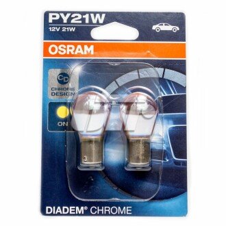 Лампа PY21W DIADEM - заміна на 7507DC-2BL OSRAM 7507DC-02B