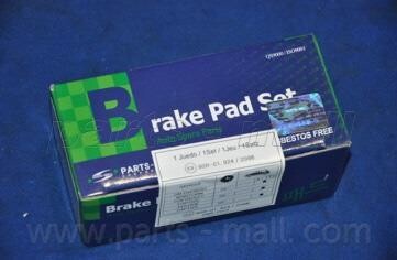 Фото гальмівні колодки дискові PARTS-MALL PKC-E21 Гальмівні колодки дискові PARTS-MALL PKC-E21