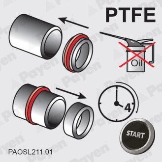 Сальник двигуна N VAG CAYB/CRBC/CRLB/CFCA/CFWA 32X47X10 RWDR-ACM PTFE Payen NA5361