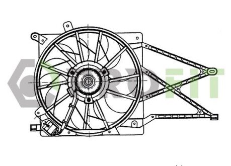 Вентилятор радіатора PROFIT 1850-0003