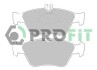 Колодки гальмівні дискові PROFIT 50001049C (фото 1)