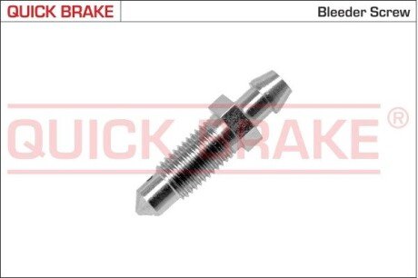 Штуцер прокачки гальм (M8x1/9x33.5) QUICK BRAKE 0090