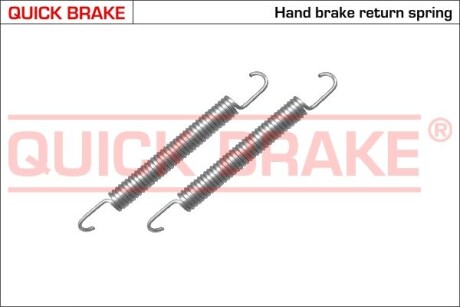 Комплект для монтажу гальмівних колодок QUICK BRAKE 1050480
