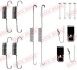 Комплект для монтажу гальмівних колодок QUICK BRAKE 1050723 (фото 1)