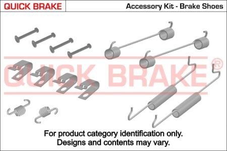 Монтажний комплект колодки QUICK BRAKE 105-0881 (фото 1)