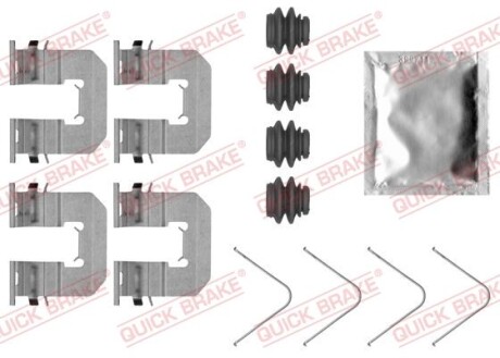 Монтажний комплект гальмівних колодок QUICK BRAKE 1090068