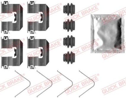 Монтажний комплект гальмівних колодок QUICK BRAKE 1090095