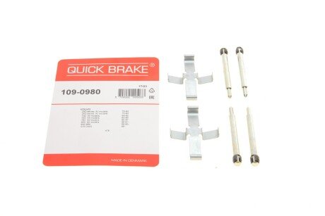 Монтажний компл.,гальм.колодки QUICK BRAKE 109-0980