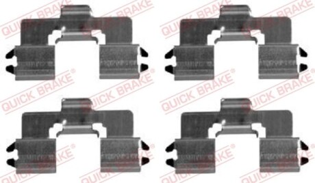Монтажний комплект гальмівних колодок QUICK BRAKE 1091666