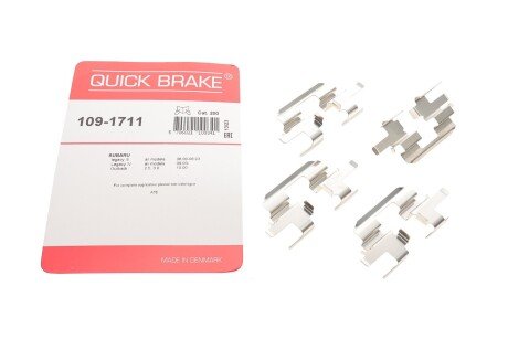 Монтажний компл.,гальм.колодки QUICK BRAKE 1091711