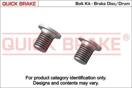 Болт кріплення гальмівного диска QUICK BRAKE 11663K