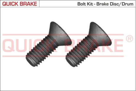 Болти кріплення гальм. дисків QUICK BRAKE 11676K (фото 1)