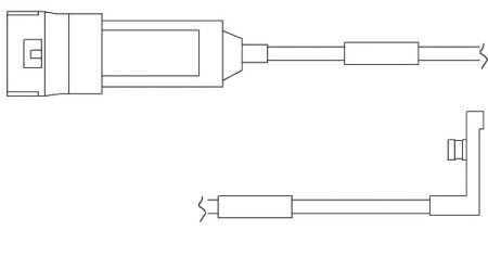 Датчик зносу гальмівних колодок QUICK BRAKE WS 0119 A