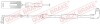 Датчик зносу гальмівних колодок (передніх) Land Rover Range Rover III 09-12 (L=830mm) QUICK BRAKE WS 0262 A (фото 1)
