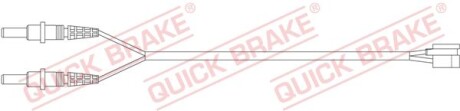 Датчик зносу гальмівних колодок (передніх) Citroen C5/ Peugeot 508 08- (L=370mm) К-кт 2 шт. QUICK BRAKE WS 0279 A