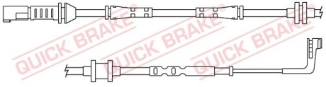 Датчик зносу,гальм.колодки QUICK BRAKE WS0383A