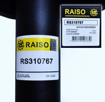 Амортизатор передній Scudo/Expert 97-03 (газ.) RAISO RS310767