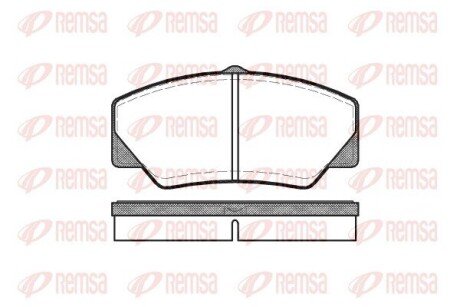 Колодки гальмівні дискові REMSA 0206.00