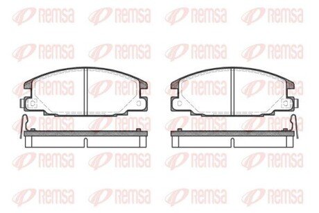 Колодки гальмівні дискові REMSA 0238.04
