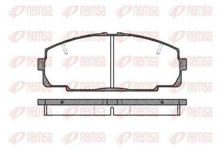 Колодки гальмівні дискові REMSA 0421.20