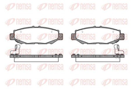 Колодки гальмівні дискові REMSA 0424.04