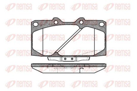 Колодки гальмівні дискові REMSA 0599.04