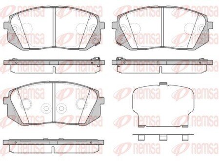 Колодки гальмівні дискові REMSA 1302.52