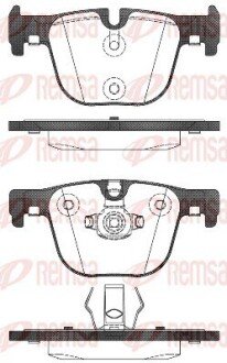 BMW Гальмівні колодки задн.3 F30/34,4 F33//36 REMSA 1493.00