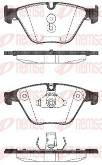 BMW колодки гальм. передн. 5 Touring (F11) 535 i 10-17 REMSA 1496.00