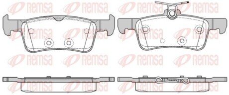 Колодки гальмівні дискові REMSA 1563.10