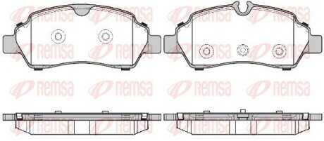 FORD Колодки гальмівні задні TRANSIT V363 2.2 TDCi REMSA 1605.00