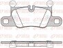 PORSHE колодки гальм. передн. 911 12-, Panamera 09- REMSA 1714.00 (фото 1)