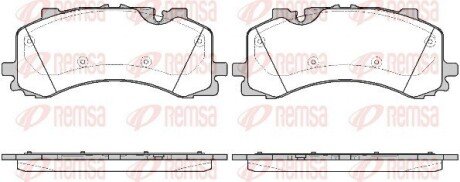 Колодки гальмівні дискові REMSA 1744.00
