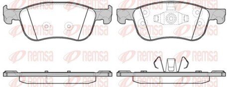 Колодки гальмівні дискові REMSA 1776.00
