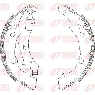 CITROEN щоки гальмівні C3 02- REMSA 4152.01