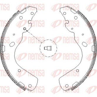 FORD гальм колодки задн. RANGER 2.5 TD 02-06, MAZDA B-SERIE 2.5 D 02-06 REMSA 4175.00 (фото 1)