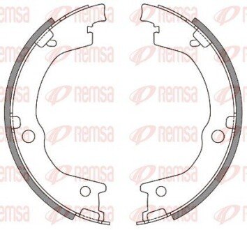 Колодки гальмівні барабанні REMSA 4644.00